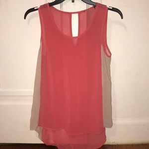 Formal Peach and Beige top